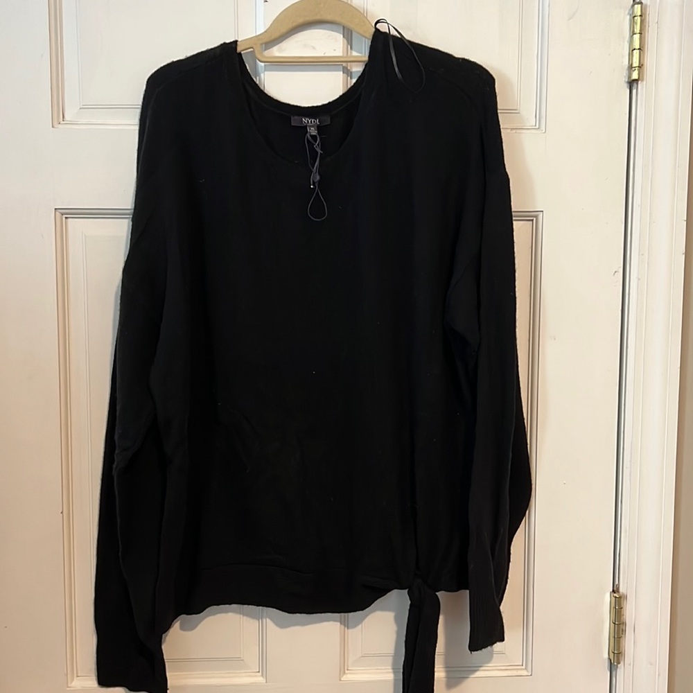 NYDJ SIDE TIE SWEATER